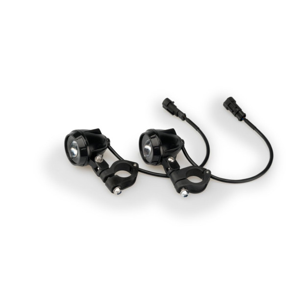 Puig Puig beam 2.0 auxiliary lights with clamps to fit 25mm engine bars